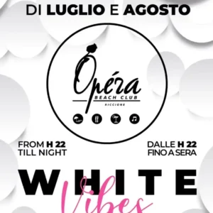 White Party all’Opéra Beach Club ogni venerdì
