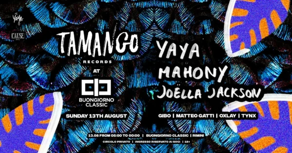 Classic Club Yaya e un cast stellare per l’after party di Ferragosto