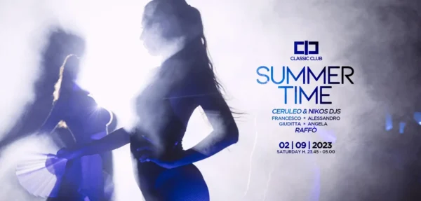 Summer Time al Classic club il 2 settembre 2023