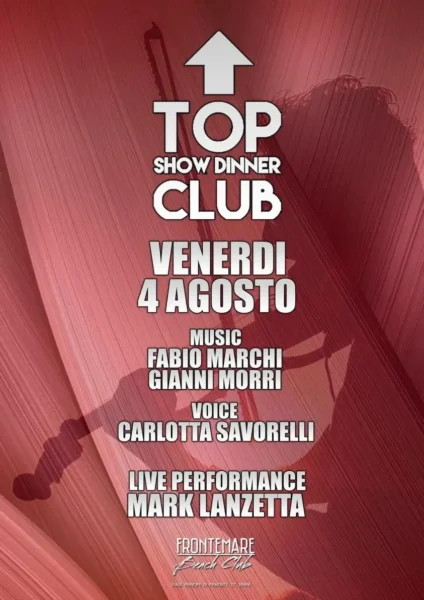 Venerdì speciale con Mark Lanzetta al Frontemare Rimini