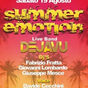 Frontemare Rimini Summer Emotion,Dejavu,Fabrizio Fratta,Giovanni Lombardo,Giuseppe Mesce