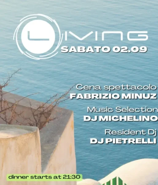 Fabrizio Minuz al Living Disco Riccione il 2 settembre 2023