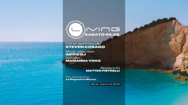 Living Riccione e Steven Cosaro: Un sabato esplosivo di Musica e Divertimento