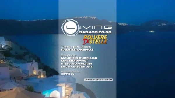 Polvere di Stelle al Living Disco il 26 agosto 2023