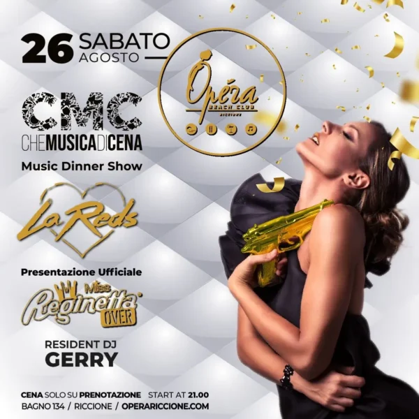 La Reds al Opera Riccione il 26 agosto 2023