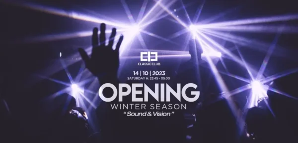 Opening Winter Season al Classic club il 14 ottobre 2023