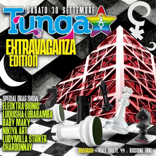 TUNGA XXL al Cocorico Riccione il 30 settembre 2023