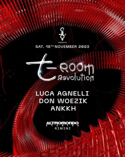 T-room Revolution al Altromondo studios il 18 novembre 2023