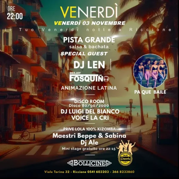 Dj Len al Bollicine il 03 novembre 2023