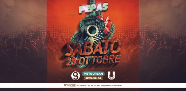 Pepas al Bollicine Riccione il 28 ottobre 2023