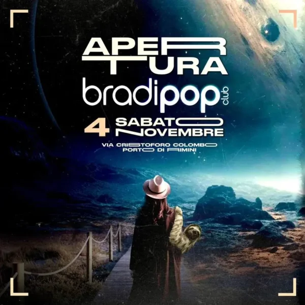 Apertura Bradipop Club il 04 novembre 2023