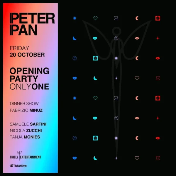 Samuele Sartini al Peter Pan Riccione il 20 ottobre 2023