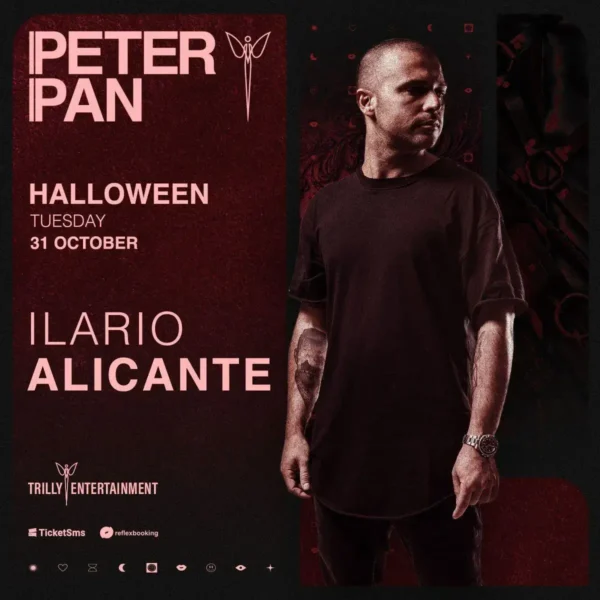 Ilario Alicante al Peter Pan Riccione il 31 ottobre 2023