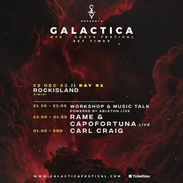 Carl Craig al Galactica NYE Altromondo Rimini il 29 dicembre 2023