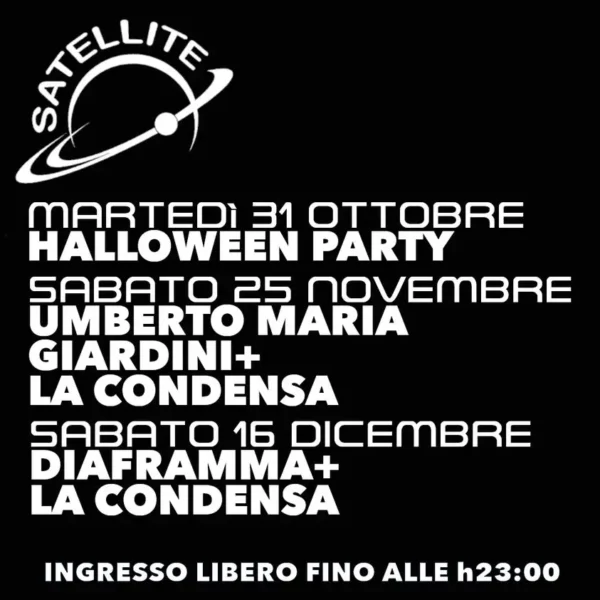 Diaframma al Satellite Club il 16 dicembre 2023