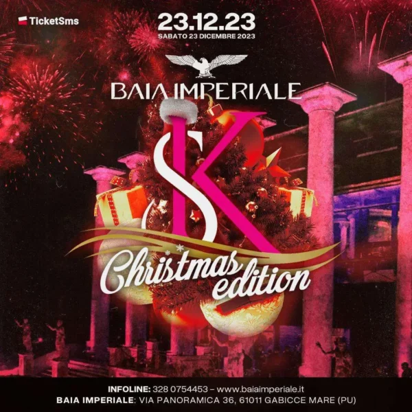 Christmas Edition al Baia Imperiale 23 dicembre 2023. Biglietti e Tavoli