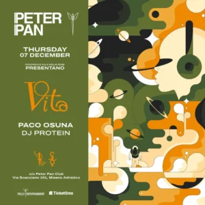 Paco Osuna al Peter Pan 07 dicembre 2023. Biglietti e Tavoli