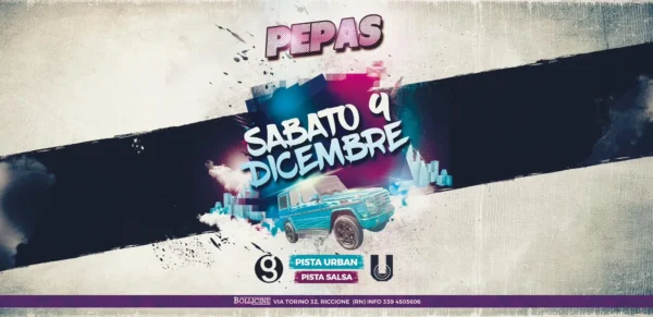 Pepas al Bollicine 09 dicembre 2023. Biglietti