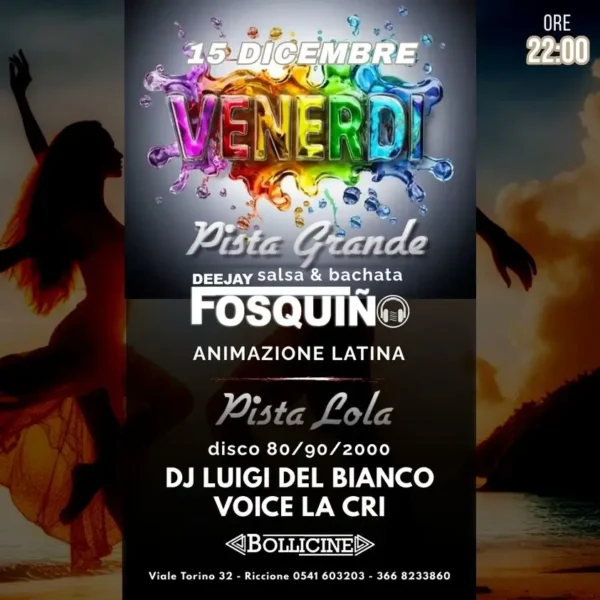 Fosquino al Bollicine 15 dicembre 2023. Biglietti