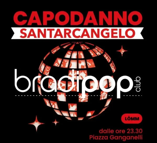 Capodano Santarcangelo al Bradipop 31 dicembre 2023. Biglietti
