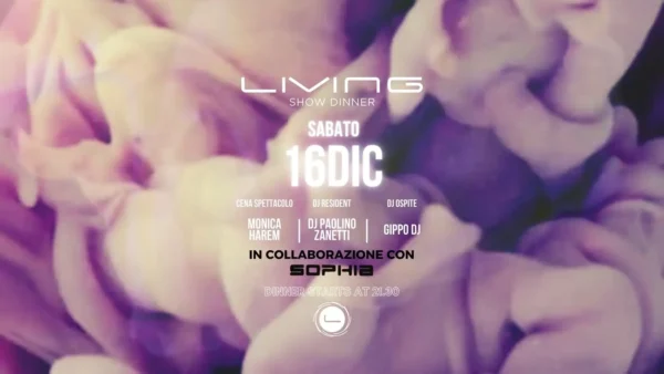 Monica Harem al Living Disco 16 dicembre 2023. Biglietti