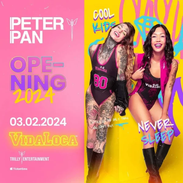 Vida Loca al Peter Pan 3 febbraio 2024. Biglietti e Tavoli