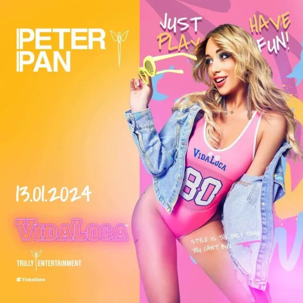 Vida Loca al Peter Pan 13 gennaio 2024. Biglietti e Tavoli