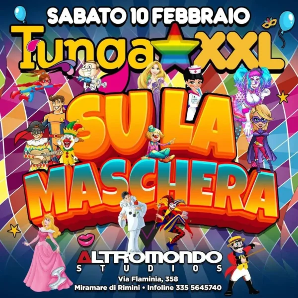 Su La Maschera al Altromondo Studios 10 febbraio 2024. Biglietti e Tavoli