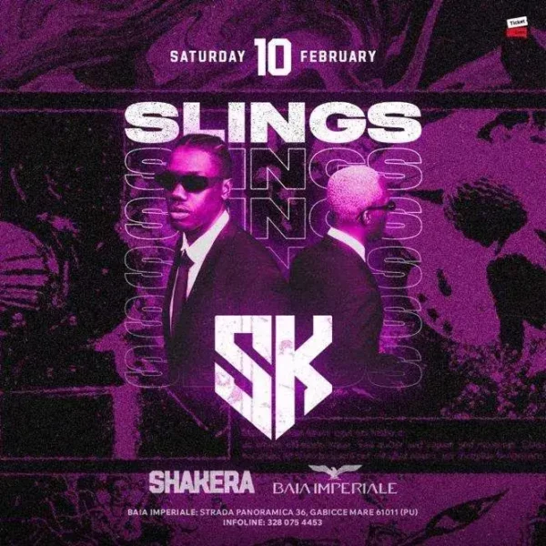 Slings al Baia Imperiale 10 febbraio 2024. Biglietti e Tavoli