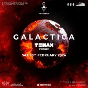 Galactica Tenax Firenze con il Cocorico Riccione 10 febbraio 2024. Biglietti e Tavoli