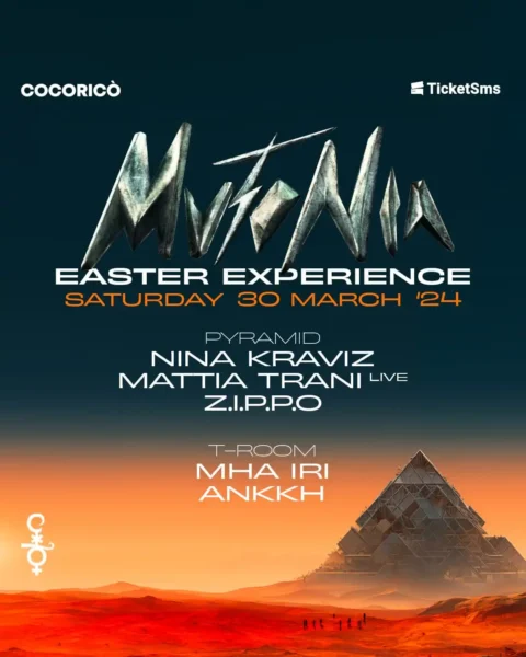 Nina Kraviz al Mutonia Cocorico Riccione 30 marzo 2024. Biglietti e Tavoli