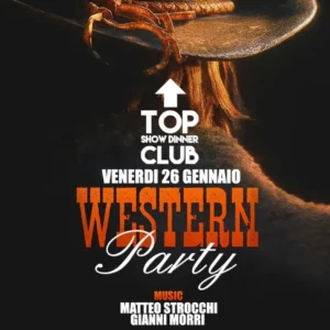 Western Party al Frontemare 26 gennaio 2024. Biglietti e Tavoli