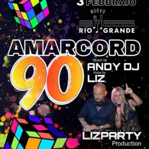 Amarcord 90 al Riogrande 03 febbraio 2024. Biglietti
