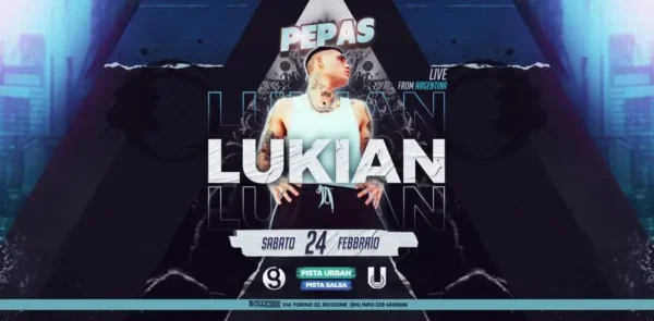 Lukian al Bollicine 24 febbraio 2024. Biglietti
