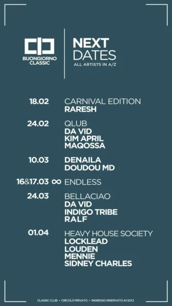 Heavy House Society al Classic Club 01 aprile 2024. Biglietti