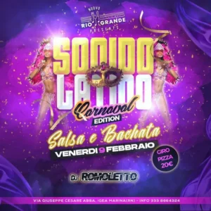 Sonido Latino Carnival Edition al Riogrande 09 febbraio 2024. Biglietti