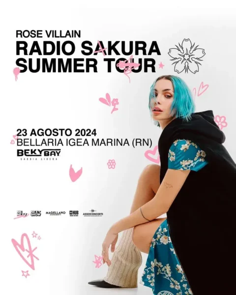 Radio Sakura Summer Tour al Beky Bay 23 agosto 2024. Biglietti