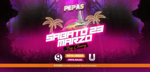 Pepas al Bollicine 23 marzo 2024. Biglietti