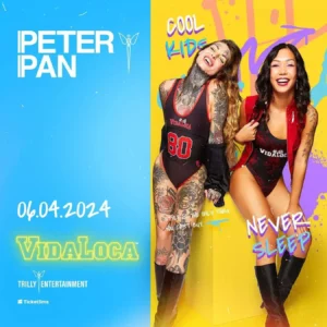 Vida Loca al Peter Pan 06 aprile 2024. Biglietti e Tavoli