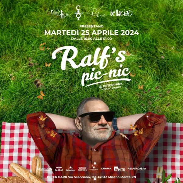 Ralf In Pic Nic al Peter Pan 25 aprile 2024. Biglietti