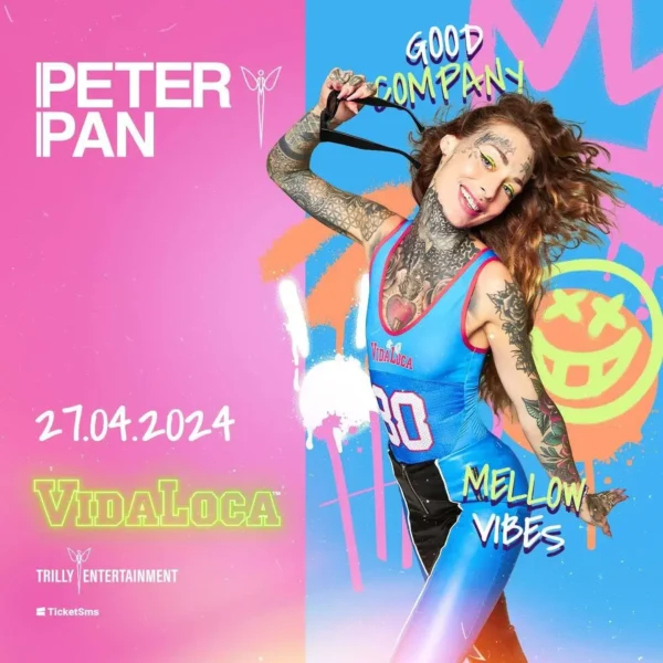 Vida Loca al Peter Pan 27 aprile 2024. Biglietti e Tavoli
