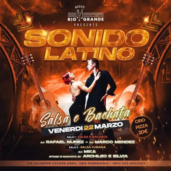 Sonido Latino al Riogrande 22 marzo 2024. Biglietti
