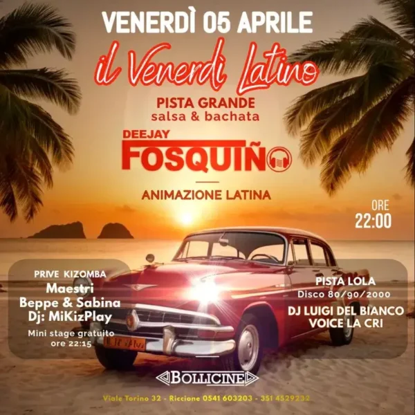 Fosquino al Bollicine 05 aprile 2024. Biglietti