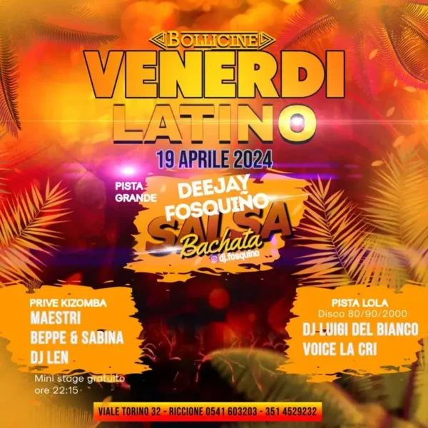 Fosquino al Bollicine 19 aprile 2024. Biglietti