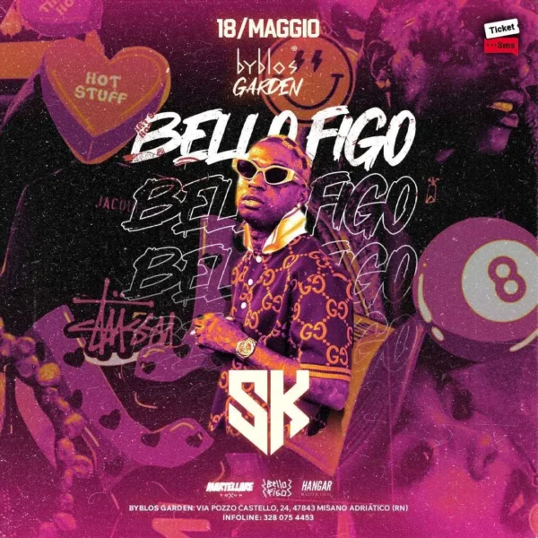 Bello figo al Byblos 18 maggio 2024. Biglietti e Tavoli