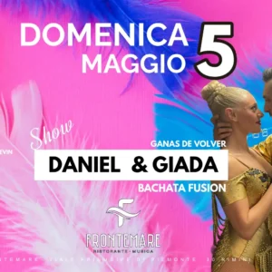 Bachata Fusion al Frontemare 05 maggio 2024. Biglietti e Tavoli