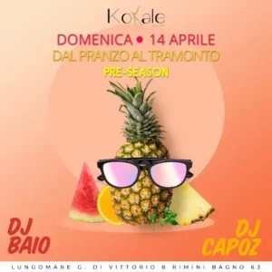 Dj Capoz al Kokale Rimini 14 aprile 2024. Biglietti e Tavoli