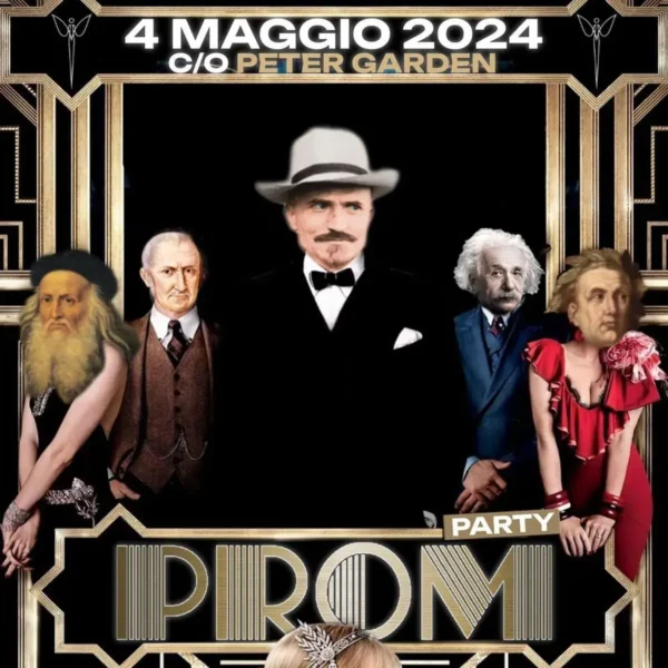 Prom al Peter Pan 04 maggio 2024. Biglietti e Tavoli