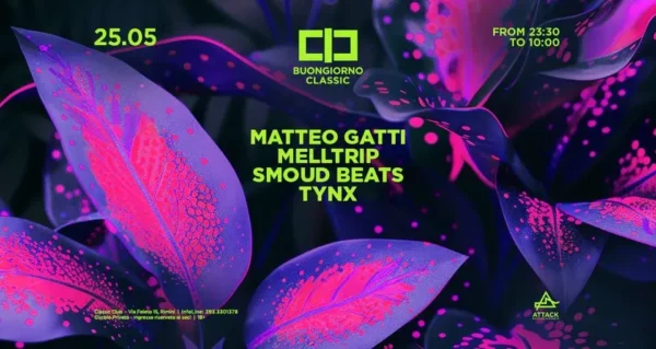 Night And Day al Classic Club 25 maggio 2024. Biglietti