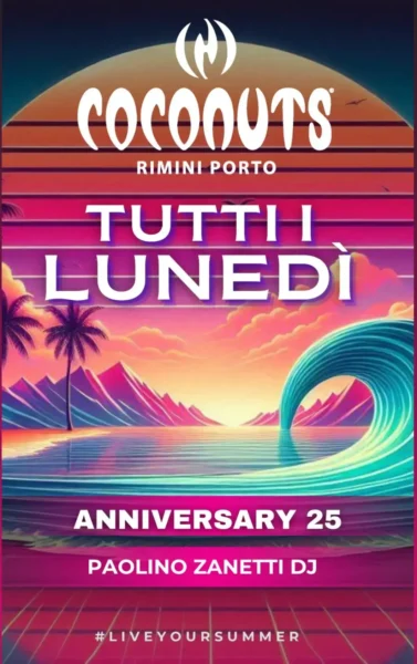 Paolino Zanetti al Coconuts 09 settembre 2024. Biglietti e Tavoli